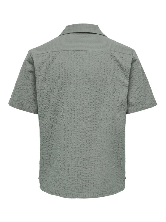 Only & Sons Only & Sons Koszula Eye Resort 22030342 Zielony Relaxed Fit