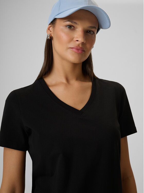 4F 4F T-shirt 4FRMM00TTSHF3618-20S Nero Regular Fit