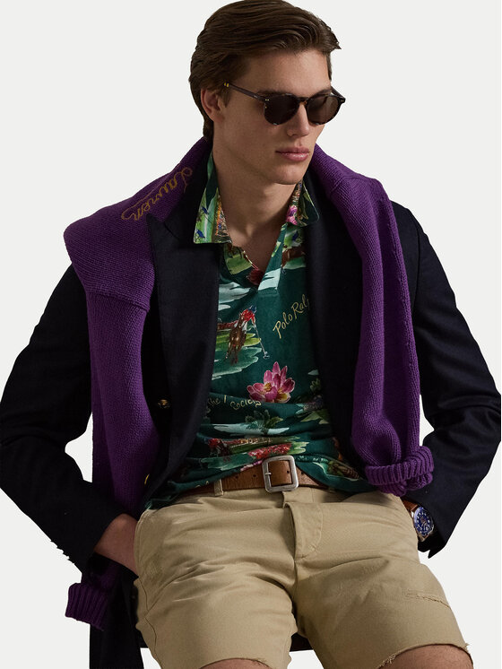Polo Ralph Lauren Polo Ralph Lauren Pólóing 710B13535001 Zöld Regular Fit
