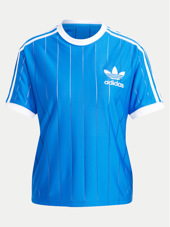 adidas adidas T-shirt adicolor 3-Stripes IY7233 Plava Loose Fit