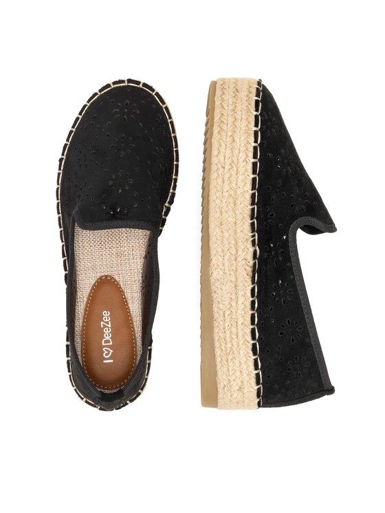 DeeZee DeeZee Espadrile WSS20459-01 Negru