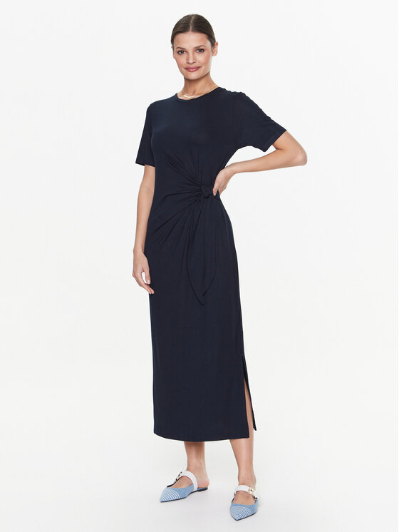 Tommy Hilfiger Rochie de zi WW0WW39343 Bleumarin Regular Fit