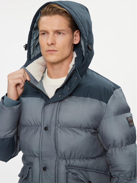 BOSS BOSS Žieminė striukė Oneon-W 50498224 Mėlyna Relaxed Fit