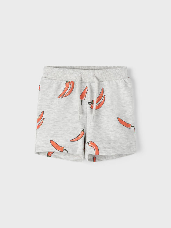 NAME IT NAME IT Шорти з тканини 13215207 Сірий Regular Fit