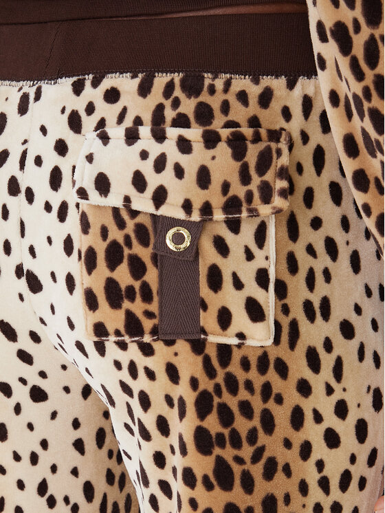 Juicy Couture Juicy Couture Spodnie dresowe JCGBJ225013A Beżowy Regular Fit
