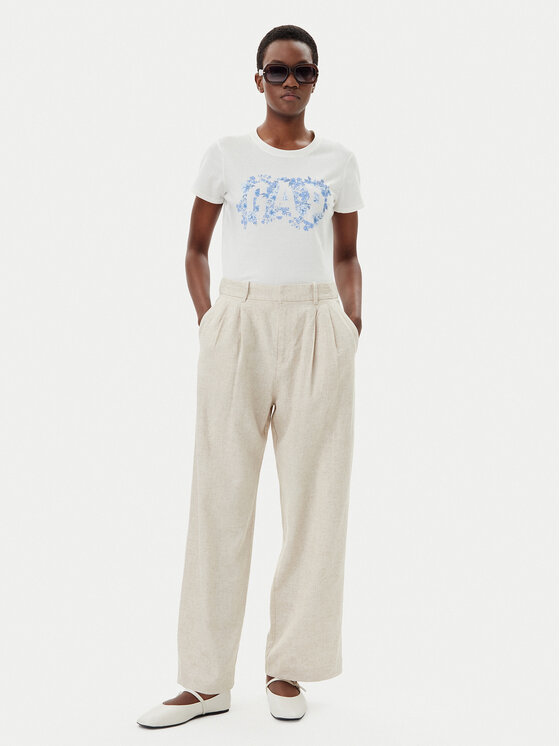 Gap Gap T-shirt 729555-03 Bijela Regular Fit