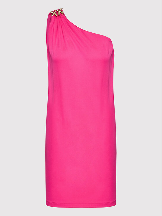 PINKO Pinko Sukienka koktajlowa Alagna 1G17DU Y7SC Różowy Slim Fit