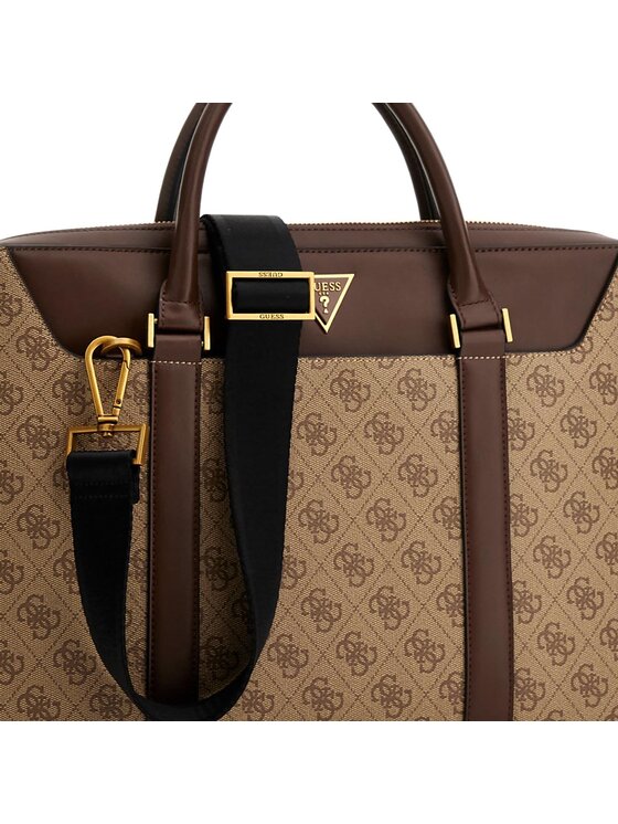 Guess Guess Nešiojamo kompiuterio krepšys Vezzola Smart HMEVZL P3138 Smėlio