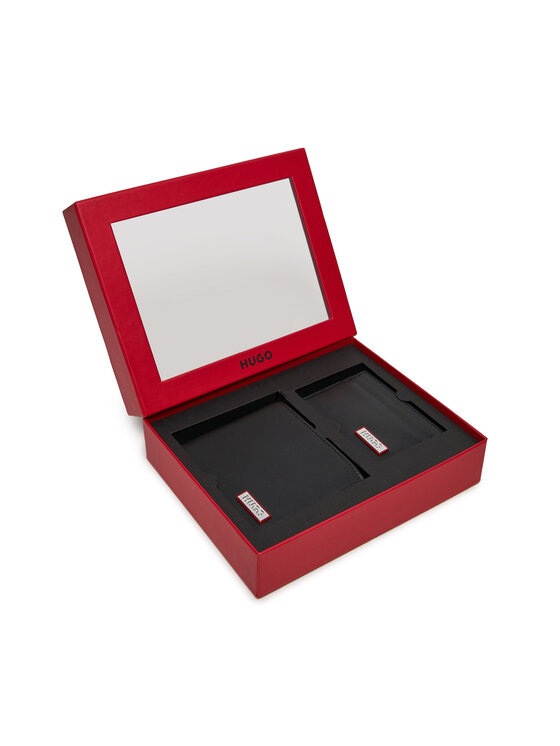 HUGO HUGO Rahakoti ja kaarditasku komplekt Gbhm 8 Cc Card Case 50516995 Must