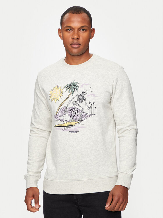 Jack & Jones Jack & Jones Суитшърт Zion 12249451 Сив Standard Fit
