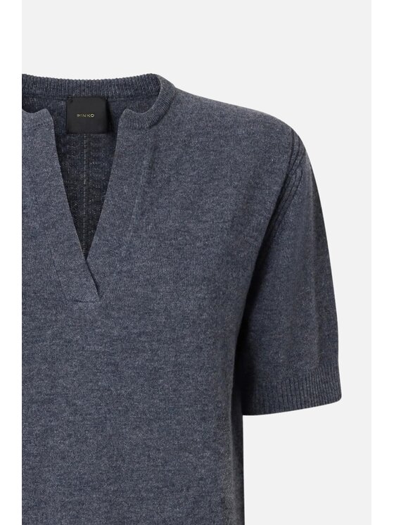 PINKO PINKO Sweter Serafino Szary