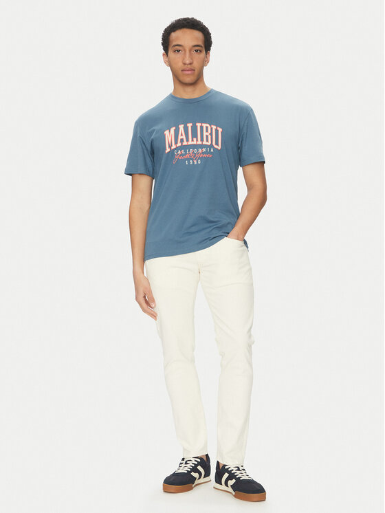 Jack&Jones Jack&Jones Majica Detroit 12268441 Modra Relaxed Fit