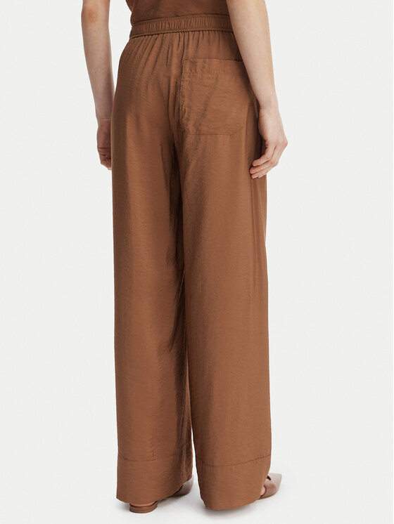 Marella Marella Hlače iz tkanine Eremi 2613131154 Rjava Regular Fit