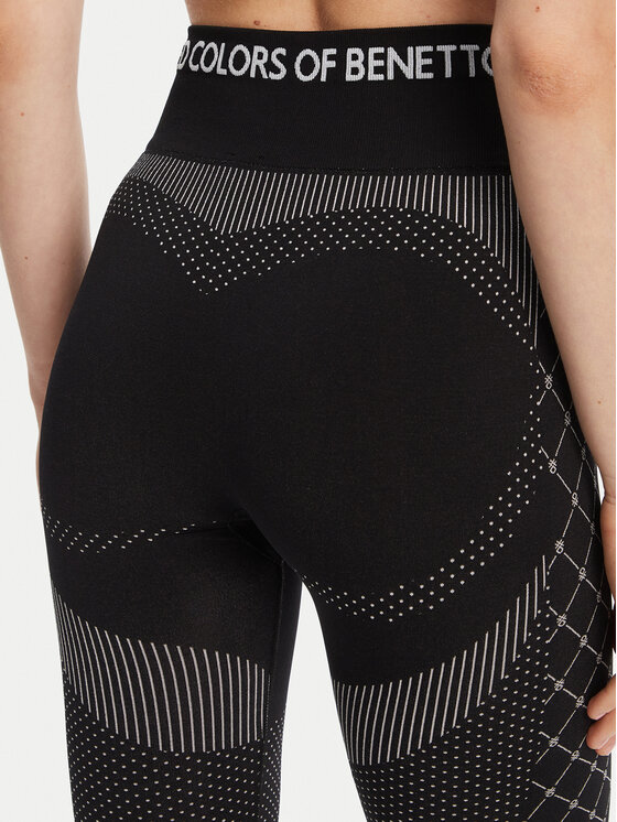 United Colors Of Benetton United Colors Of Benetton Legginsy 3SW63F04I Czarny Slim Fit