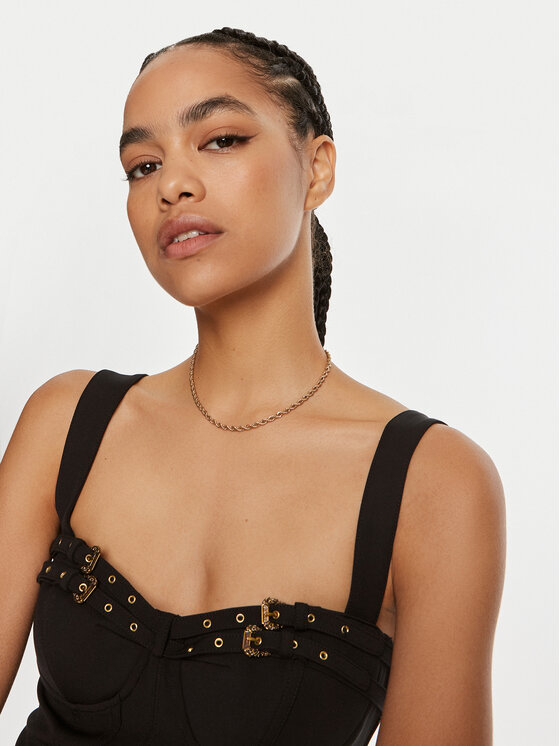Versace Jeans Couture Versace Jeans Couture Rochie cocktail 77HAO935 Negru Slim Fit
