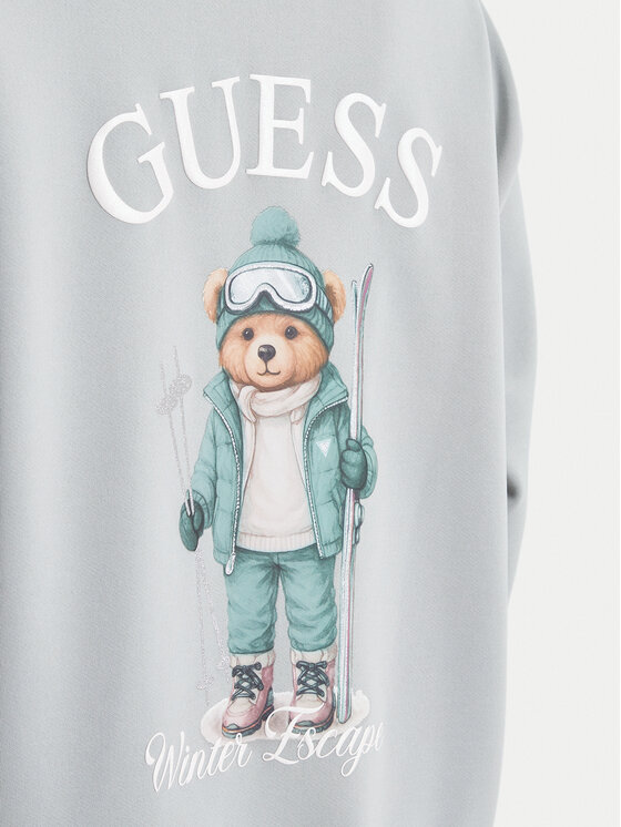 Guess Guess Μπλούζα V6BQ17 K6354 Πράσινο Oversize