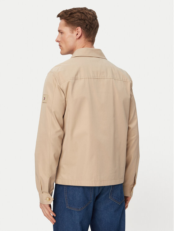 Tommy Hilfiger Tommy Hilfiger Πουκαμισοτζάκετ MW0MW38712 Ανοιχτό μπεζ Regular Fit