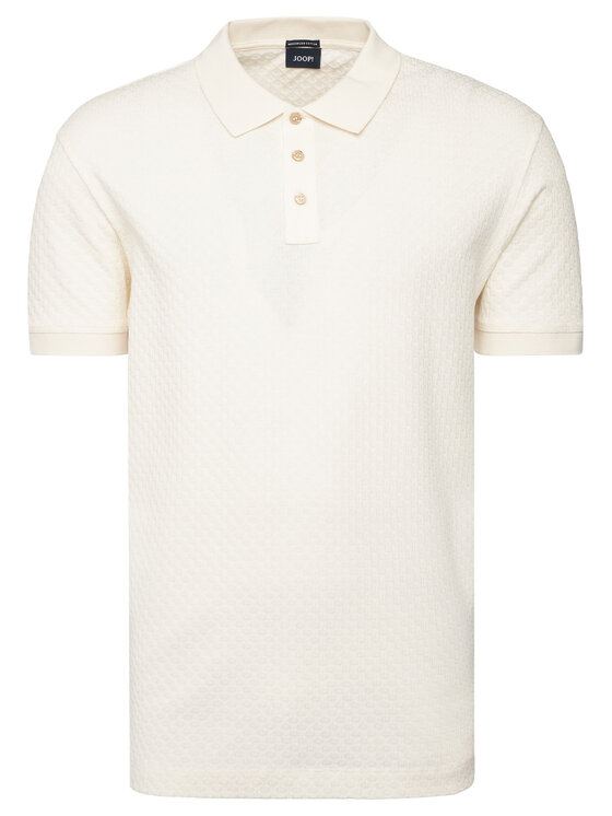 JOOP! JOOP! Polo marškinėliai Roni 10100056 30100501 Écru Regular Fit