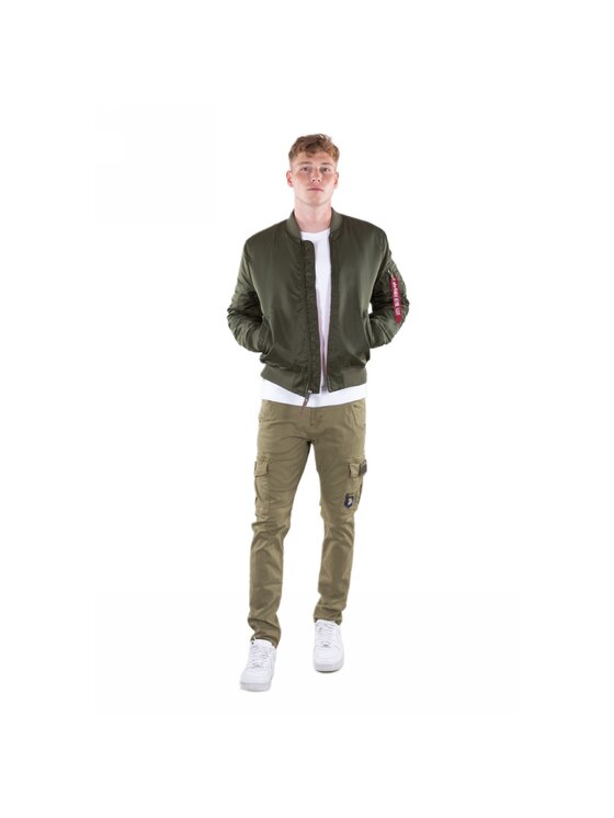 Alpha Industries Alpha Industries Bundy bomber AI.191118-257-5XL Zelená Vintage Fit