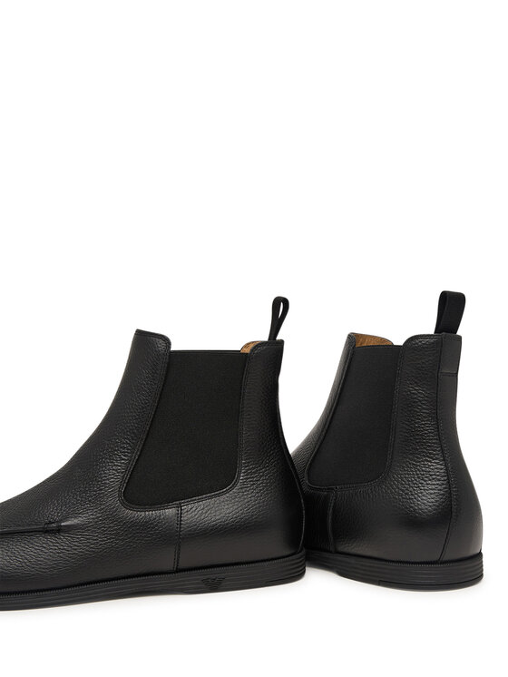 Emporio Armani Emporio Armani Kotníková obuv s elastickým prvkem EM006203 AF28416 UC001 Černá