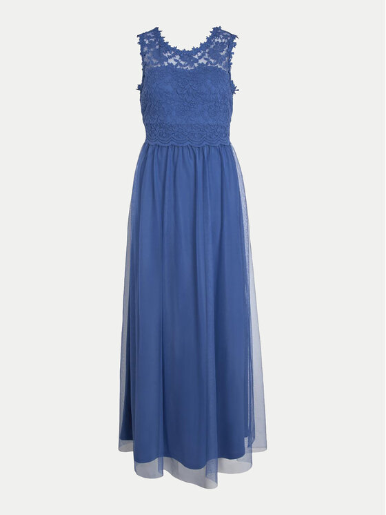 Vila Vila Abito da sera Lynnea 14052673 Blu Regular Fit