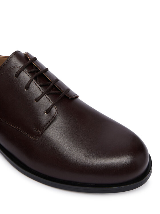 Calvin Klein Calvin Klein Poolsaapad Ess Rubber Derby Lth HM0HM02056 Tumepruun