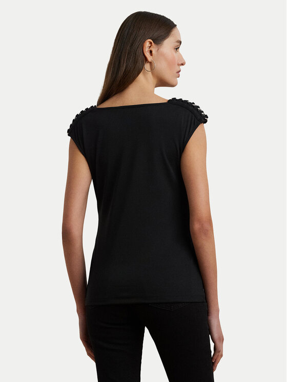LAUREN RALPH LAUREN LAUREN RALPH LAUREN Μπλουζάκι 200889317003 Μαύρο Relaxed Fit