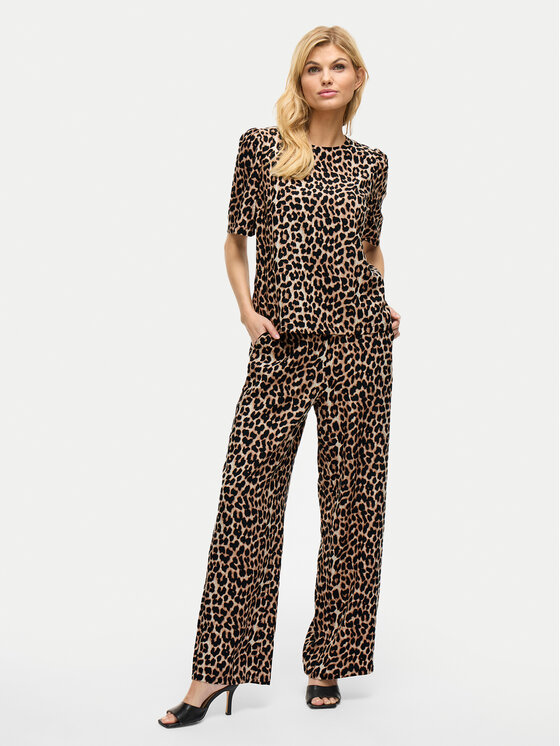 Vila Vila Bluse Liopana 14105564 Braun Regular Fit