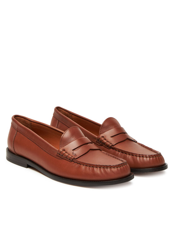 Polo Ralph Lauren Polo Ralph Lauren Mokasyny Calfskin Penny Loafer 818961942001 Brązowy