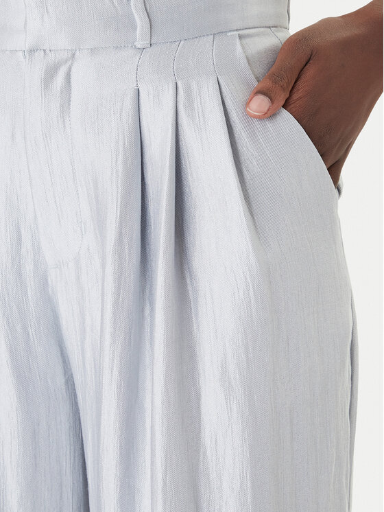 Eleh Eleh Hlače iz tkanine SS260403 Svetlo modra Relaxed Fit