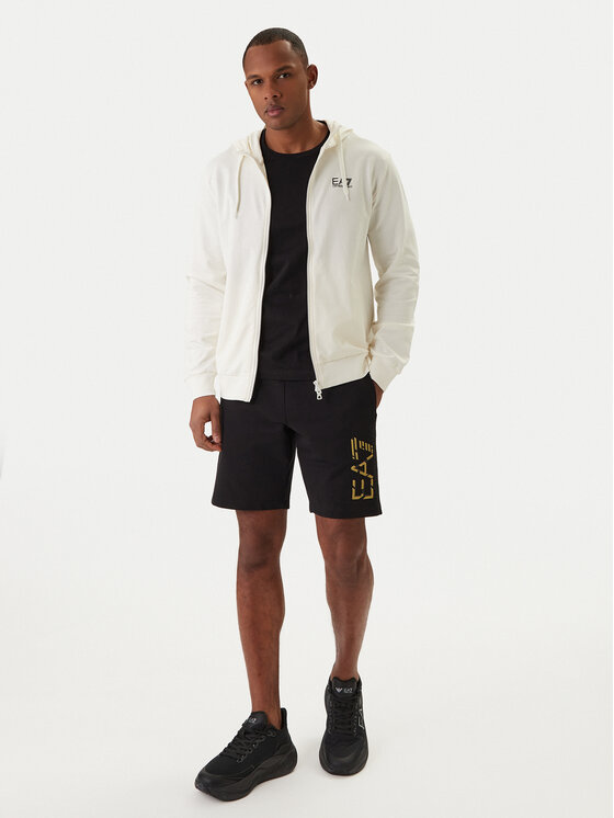 EA7 Emporio Armani EA7 Emporio Armani Pulóver 8NPM33 PJVRZ Ekru Regular Fit