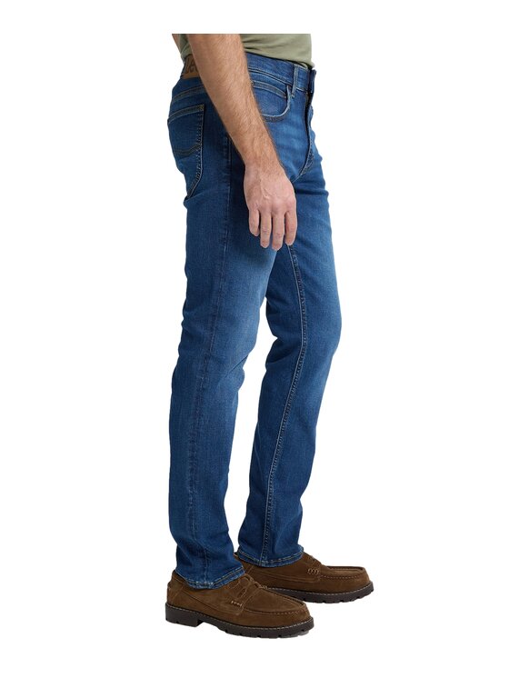 Lee Lee Jeansy 112376377 Niebieski Regular Fit