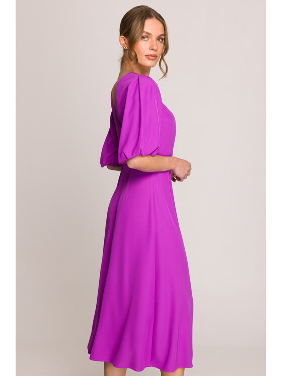 Stylove Stylove Sukienka wieczorowa S399 Fioletowy Premium Fit