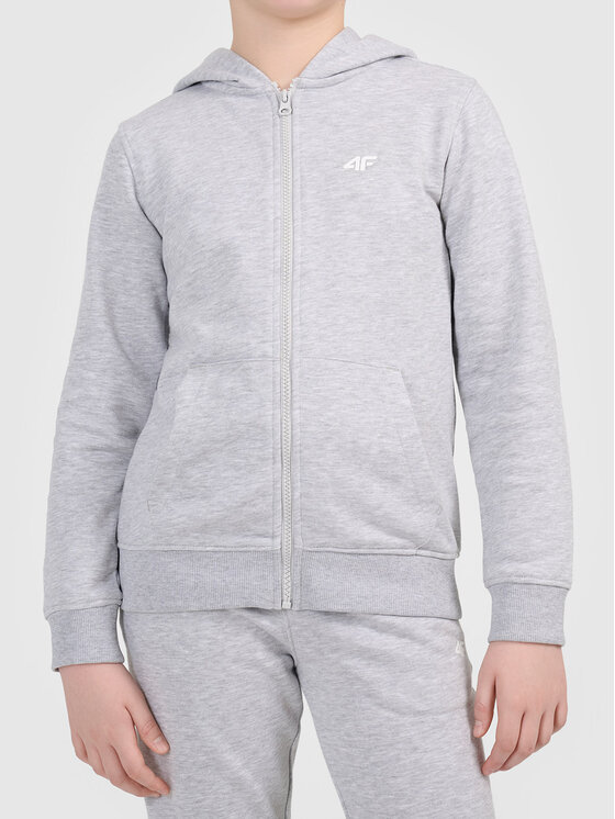 4F 4F Bluza 4FJWMM00TSWSF2773 Szary jasny Active Fit