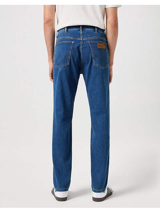 Wrangler Wrangler Jeansy RIVER Niebieski Straight Fit