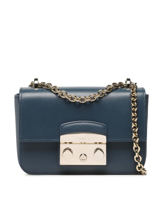 Geantă Furla Metropolis WB00828-AX0733-1785S-1-007-20-BG-B Bleumarin