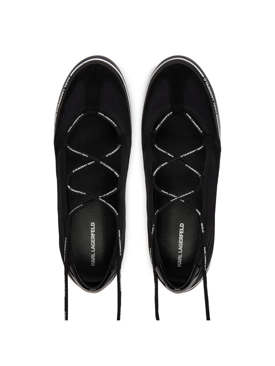 KARL LAGERFELD KARL LAGERFELD Baleriny Altia KL66111 Czarny