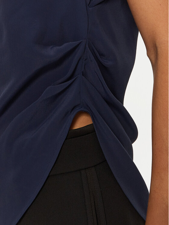 PINKO PINKO Blúz Melpomene 103113 A1O8 Sötétkék Regular Fit