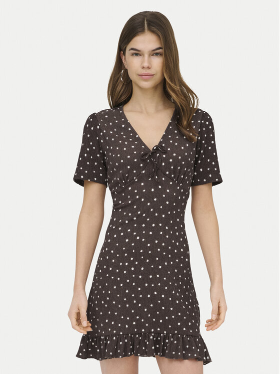 ONLY ONLY Nyári ruha Molly 15371873 Barna Regular Fit