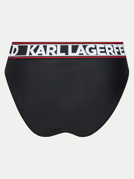 KARL LAGERFELD KARL LAGERFELD Dół od bikini 240W2222 Czarny