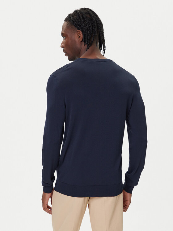 Guess Guess Sweter M4YR29 Z3DM0 Granatowy Regular Fit