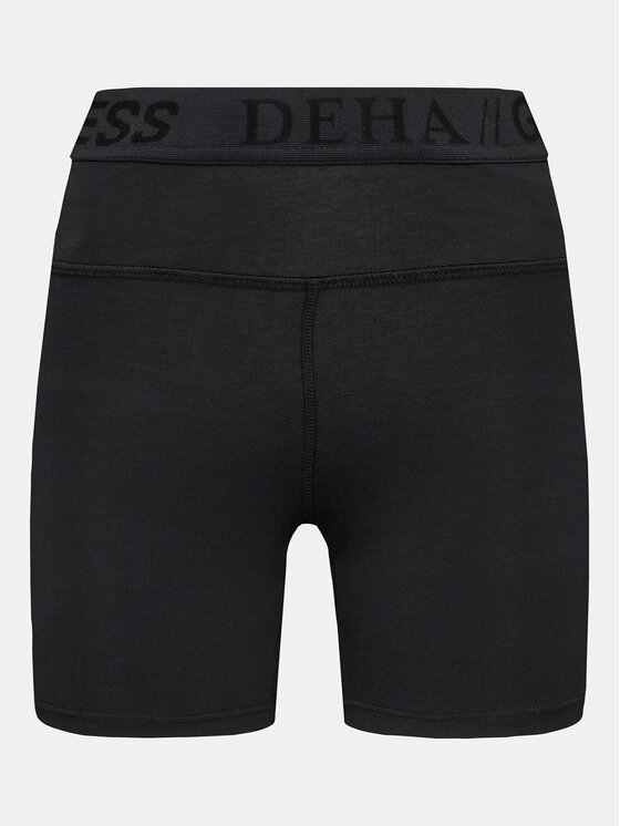 Deha Športové kraťasy A00115 Čierna Skinny Fit