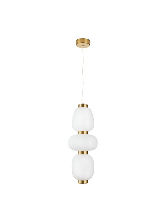MIAhome MIAhome Lampa wisząca BRILLA-3 LED złota 23 cm Złoty