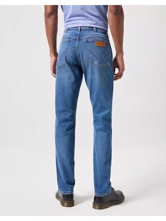 Wrangler Wrangler Jeansy RIVER Niebieski Straight Fit