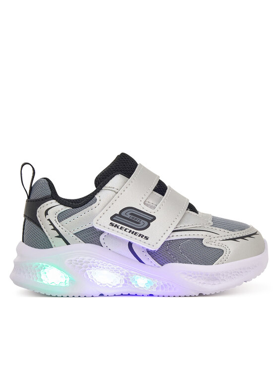 Skechers Skechers Tenisice Meteor-Lights - Glow 401498N/SLBK Srebrna