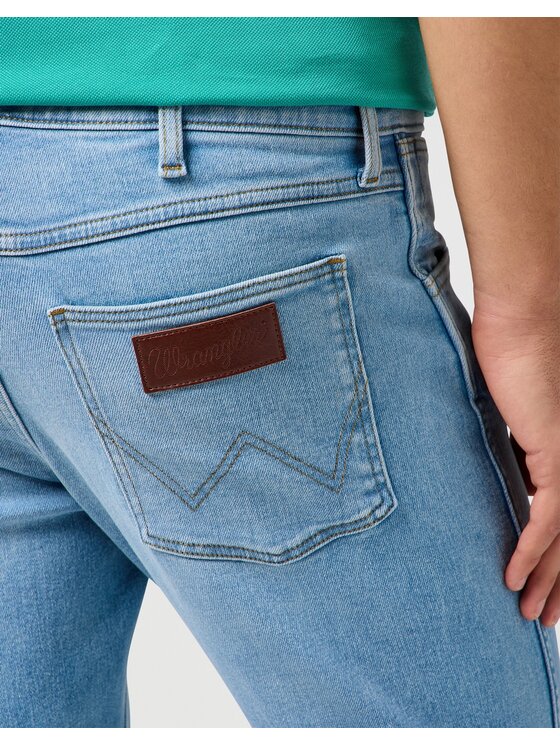 Wrangler Wrangler Jeansy Larston Niebieski Slim Fit