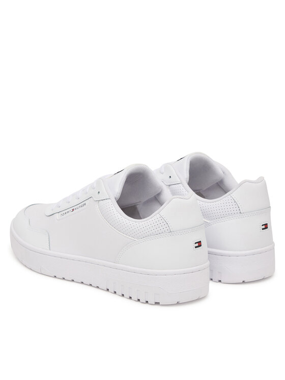 Tommy Hilfiger Tommy Hilfiger Сникърси Th Basket Core Leather FM0FM05927 Бял