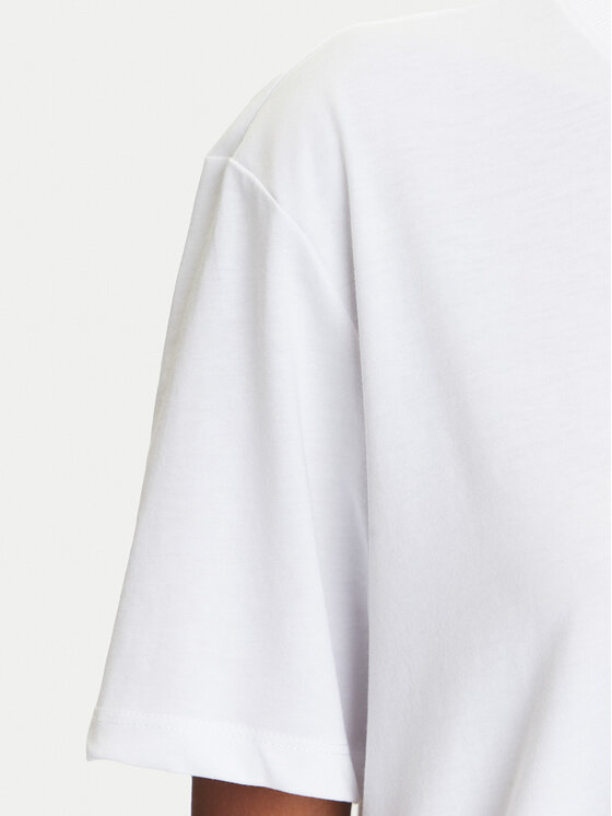 Karl Lagerfeld Jeans Karl Lagerfeld Jeans T-Shirt A3W17039 Biały Regular Fit