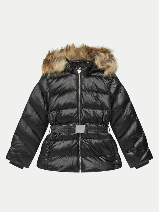 Guess Guess Μπουφάν πουπουλένιο J4BL01 WGL50 Μαύρο Regular Fit