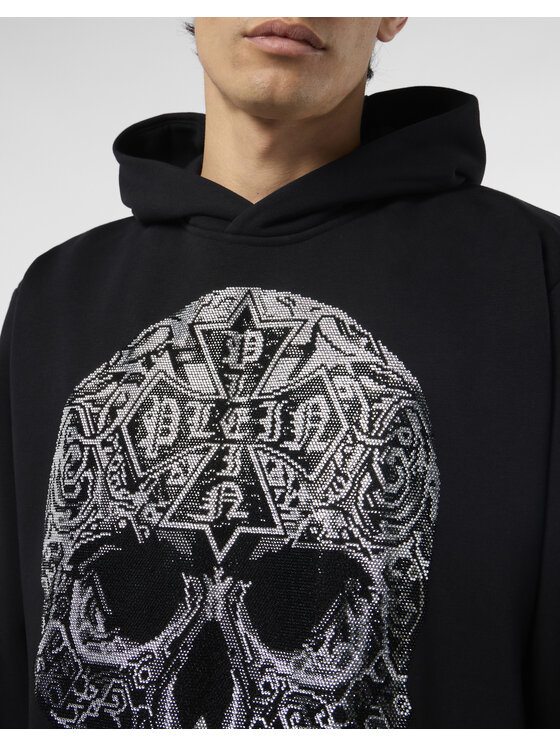 PHILIPP PLEIN PHILIPP PLEIN Bluza 25949 Czarny Regular Fit